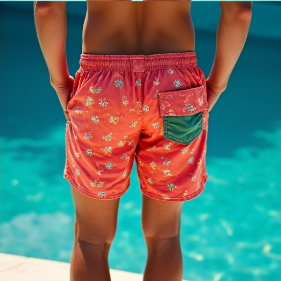 AquaVibe Printed Swim Shorts