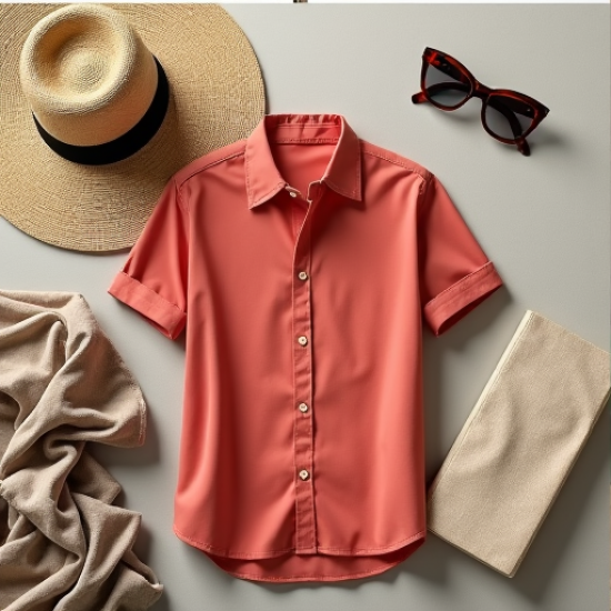 Breezy Viscose Summer Shirt