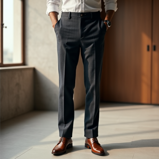 Heritage Check Wool Dress Pants