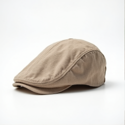 Breezy Linen Summer Flat Cap