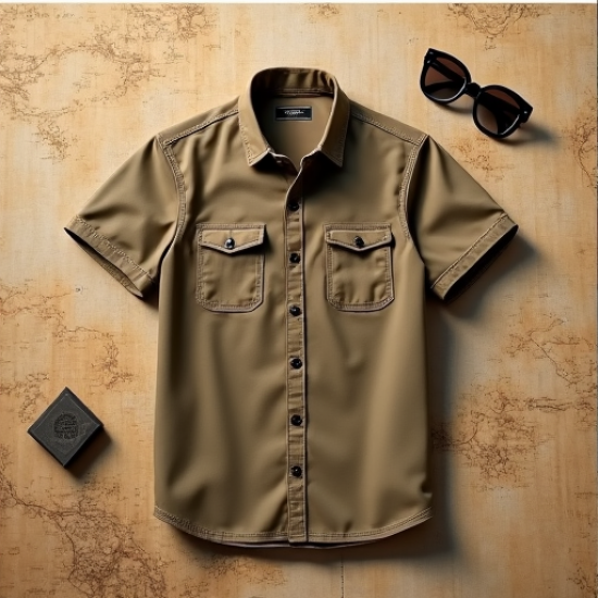 Explorer's Essential Short Sleeve Safari Shirt