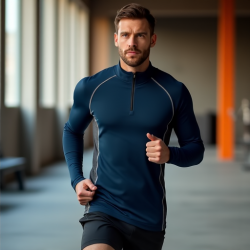 Velocity Men's Running Quarter-Zip Top