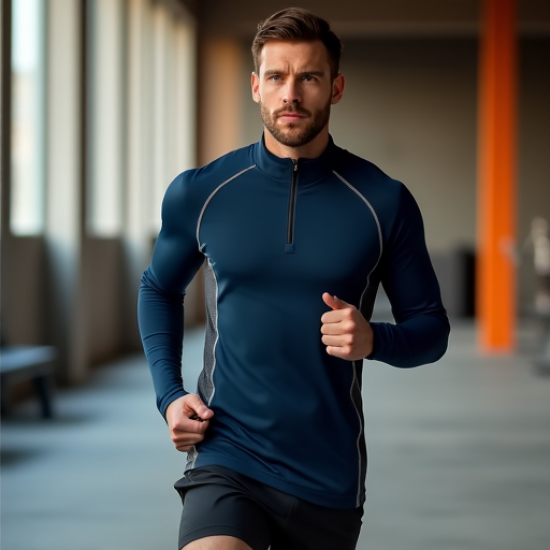 Velocity Men's Running Quarter-Zip Top