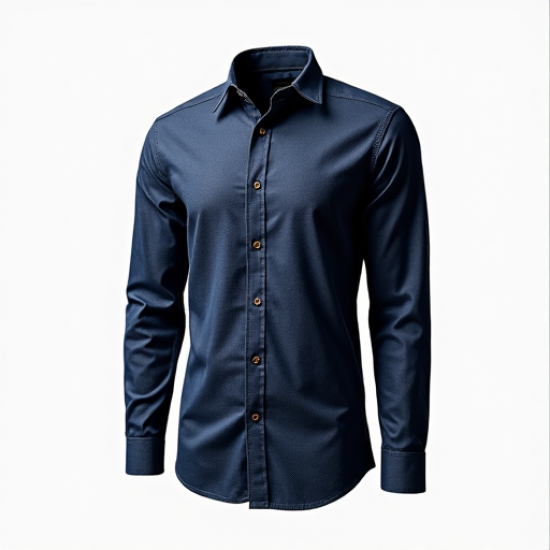 Geometric Elegance Button-Up Shirt