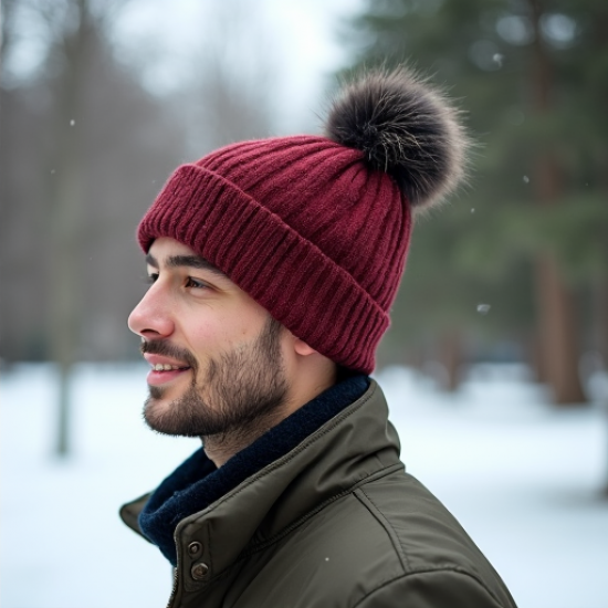 Nordic Charm Pom-Pom Toque