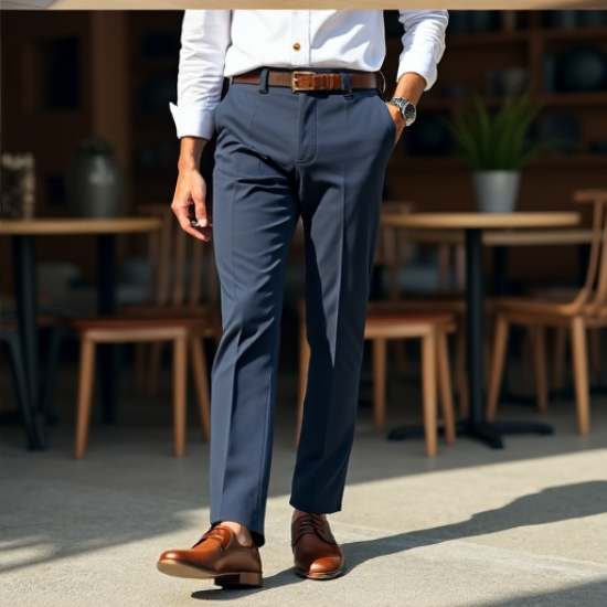 Urban Elegance Embroidered Chinos