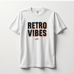 Retro Vibes Slogan Tee
