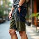 Urban Edge Patchwork Shorts