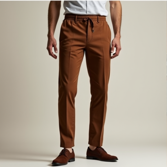 Suede Luxe Casual Trousers