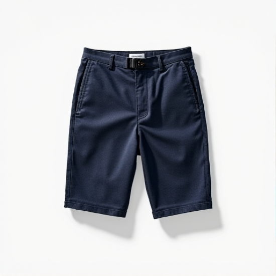 Chic Micro-Print Dressy Shorts