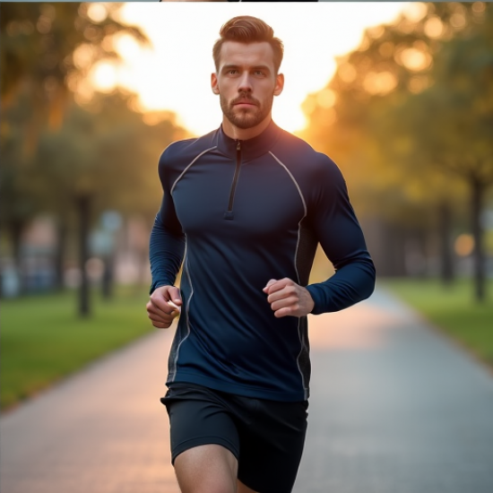 Velocity Men's Running Quarter-Zip Top