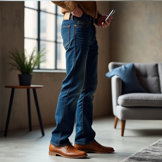 Urban Edge Bootcut Indigo Jeans