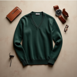 Elysian Cashmere V-Neck Sweater