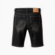 Urban Edge Washed Black Denim Shorts