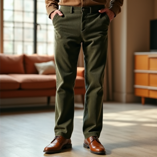 Classic Comfort Corduroy Wide Wale Pants