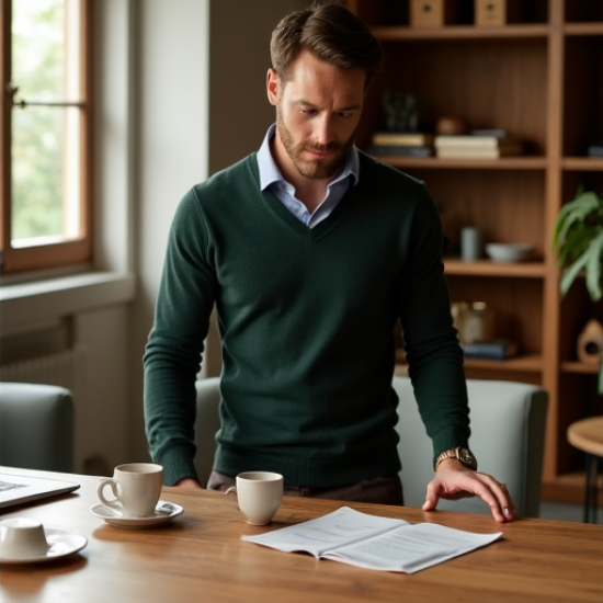 Elysian Cashmere V-Neck Sweater