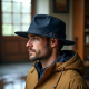 WeatherGuard Men's Waxed Cotton Rain Hat