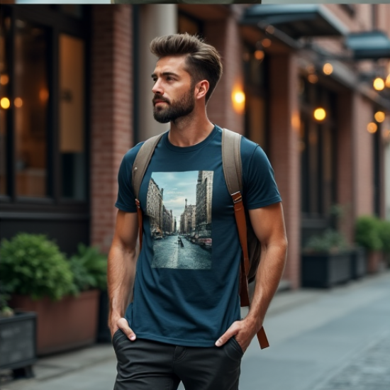 Urban Lens Men's Photographic Print Tee