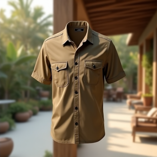Explorer's Essential Short Sleeve Safari Shirt