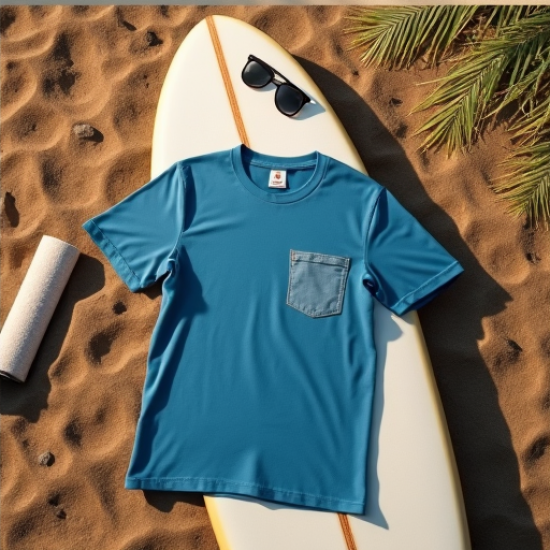Coastal Vibes Pocket Tee