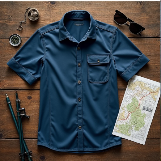 TrailBlazer Men's Convertible Sleeve Hiking Shirt