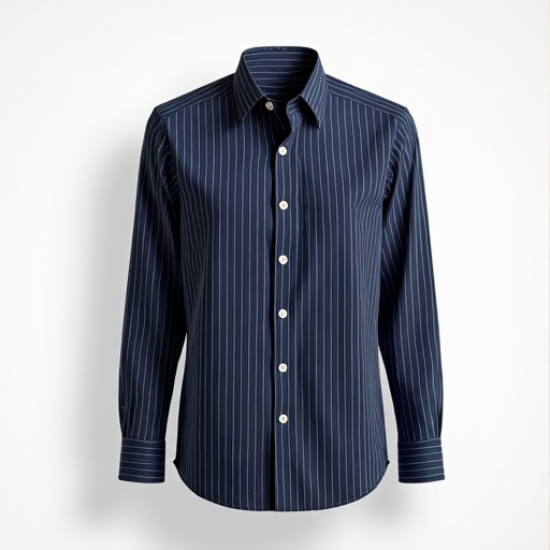 Classic Elegance Vertical Stripe Shirt