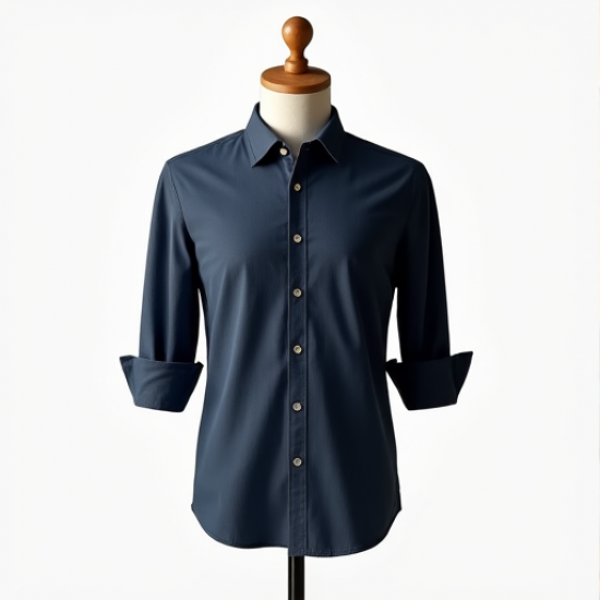 Breezy Elegance: Men's Linen Blend Casual Long Sleeve Shirt
