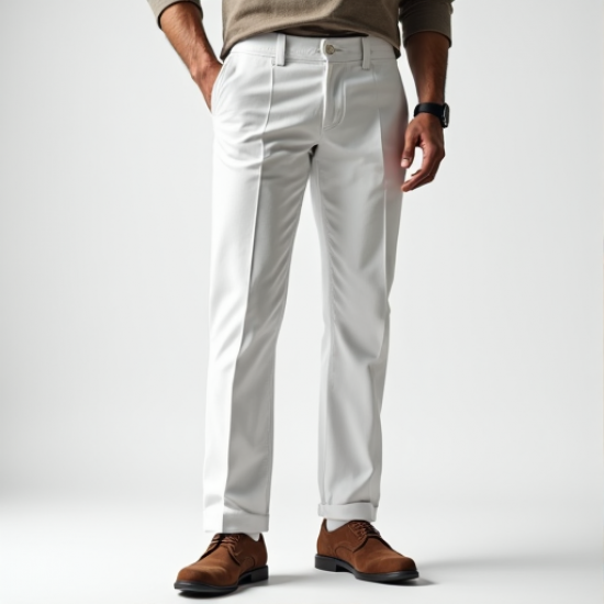 Artisan White Drill Pants