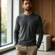 Urban Comfort Men's Textured Knit Top