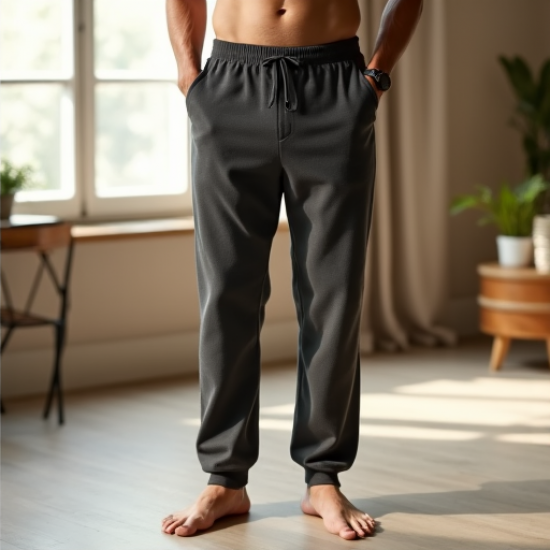 EcoComfort Men's Bamboo Terry Lounge Pants