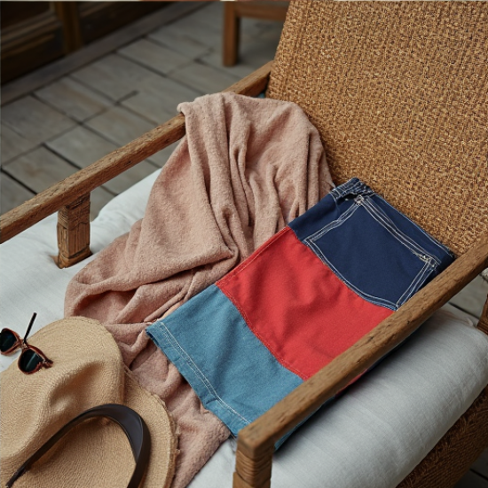 Coastal Breeze Madras Patchwork Shorts