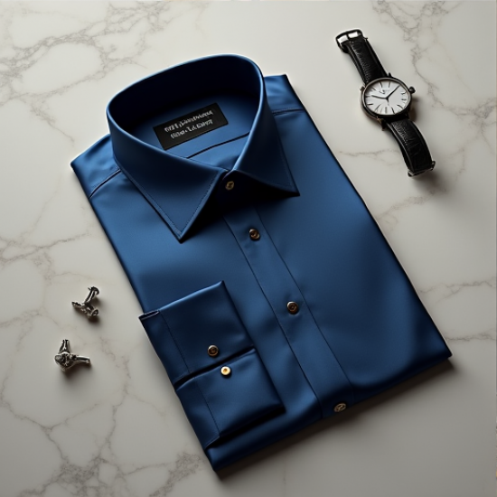 Luxe Satin Evening Elegance Shirt