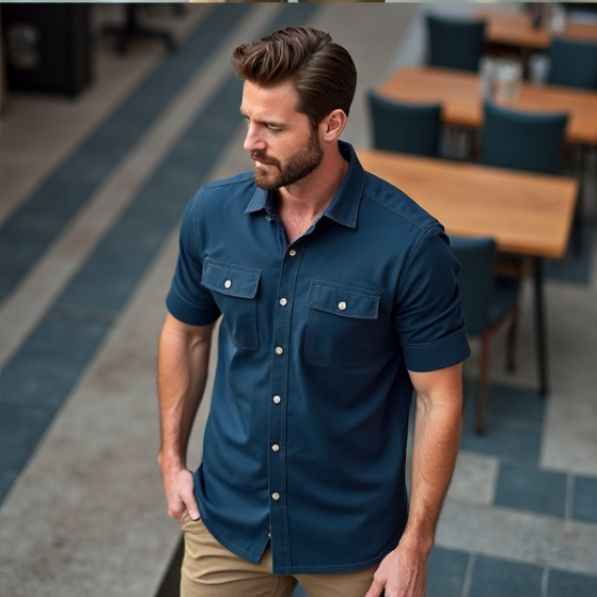 Versatile Traveler Men's Utility Shirt