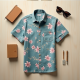 Sakura Breeze Men's Print Shirt