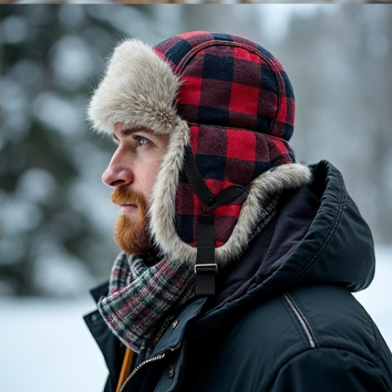 Heritage Plaid Trapper Hat