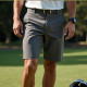 Elite Plaid Performance Golf Shorts