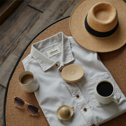 Breezy Chambray Summer Shorts