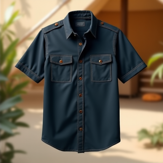 Explorer's Edge Epaulette Safari Shirt