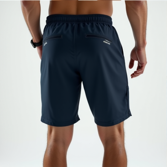Athletic Luxe Embroidered Sport Shorts