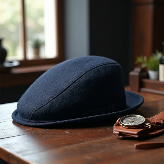 Classic Elegance Men's Pork Pie Hat