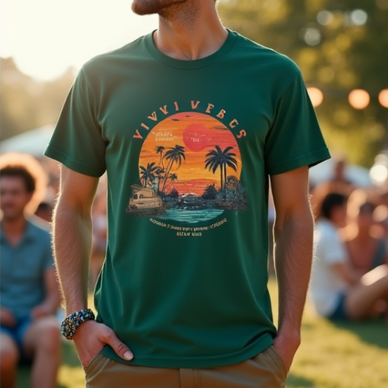 Vivid Vibes Festival Tee