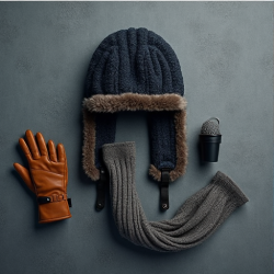 Arctic Explorer Men's Fleece Lined Trapper Hat