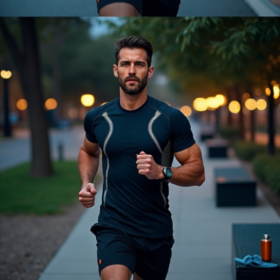 Reflective Performance Running Top