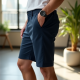 Evergreen Twill Comfort Shorts