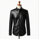Urban Luxe Faux Leather Shirt