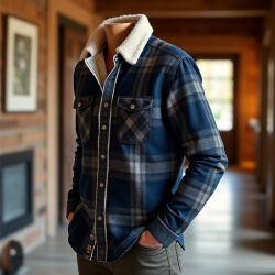 EverCozy Sherpa Lined Flannel Shirt