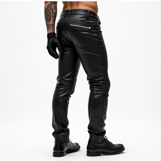 Urban Rider Leather Biker Pants