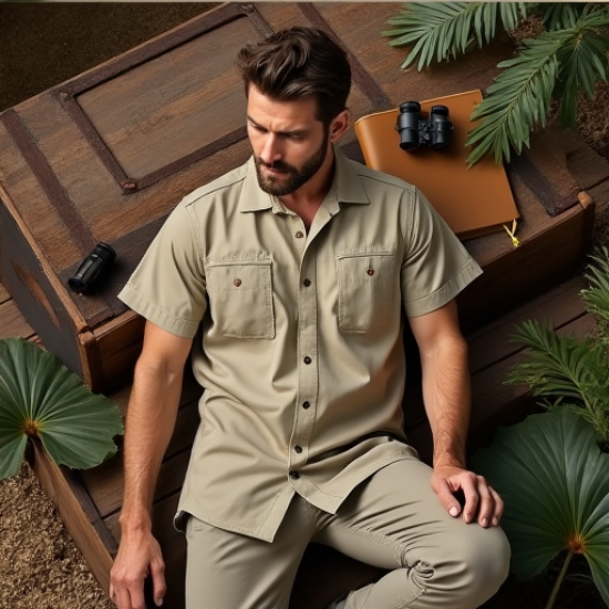 Explorer's Edge Epaulette Safari Shirt