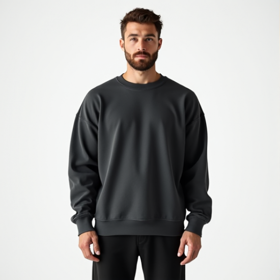 Urban Comfort Oversized Drop Shoulder Sweatshirt