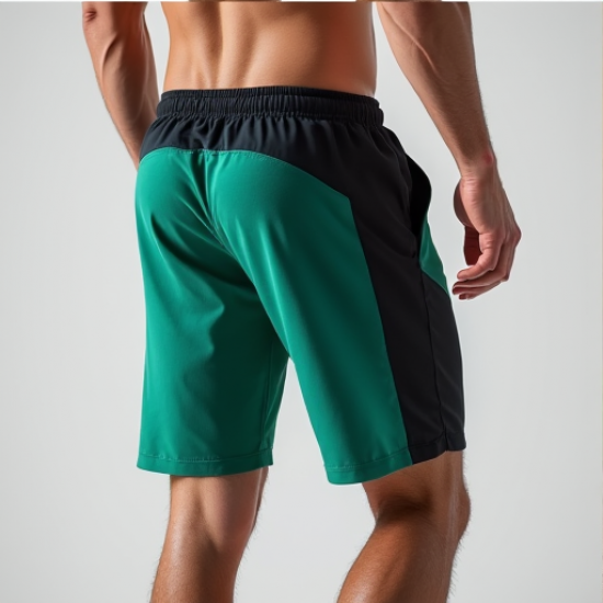 Athletic Edge Color Block Sport Shorts